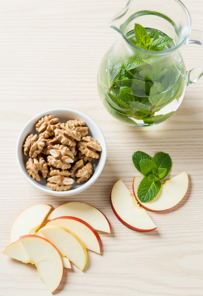 Gesunde Snacks Auswahl